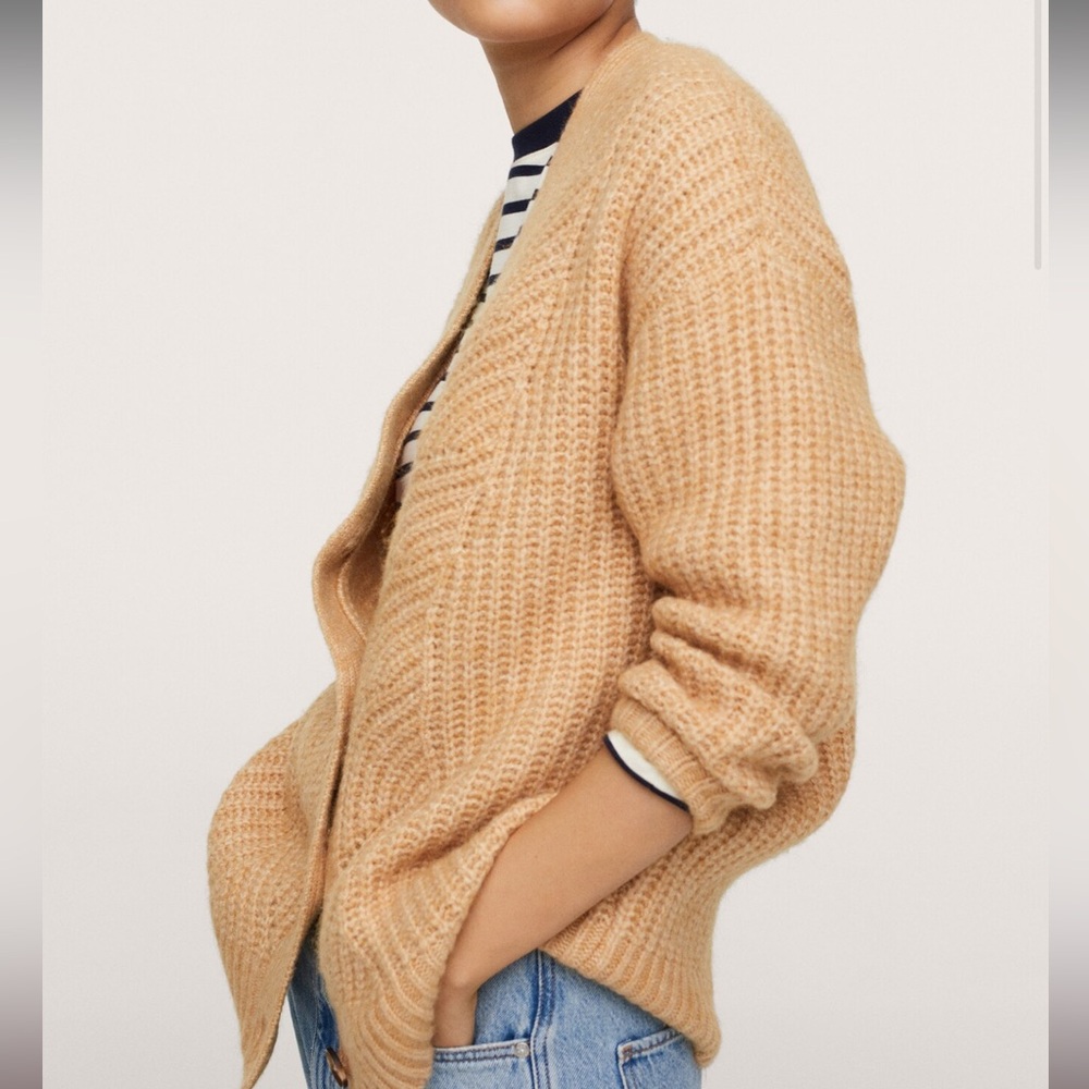 Mango oversized cardigan - Picture 4 of 7